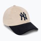 New Era Block Cord 9Twenty New York Yankees șapcă de baseball bej deschis