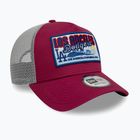 New Era MLB Patch Trucker Los Angeles Dodgers șapcă de baseball roșu închis
