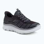 Încălțăminte pentru femei SKECHERS Summits Plus Soft Luster charcoal/silver