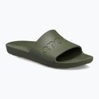 Papuci Crocs Slide army green