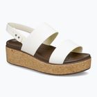 Sandale pentru femei Crocs Brooklyn Cork Low Wedge chalk