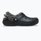 Șlapi Crocs Classic Fleece Lined black