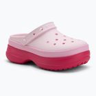 Papuci Crocs Classic Stacked Clog dragon fruit