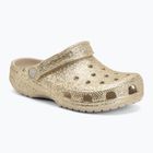 Șlapi pentru copii Crocs Classic Chunky Glitter sandstone