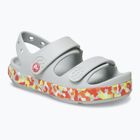 Sandale pentru copii Crocs Crocband Cruiser Glow Confetti Band atmosphere/flame