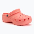 Șlapi pentru femei Crocs Classic Platform Clog guava