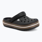 Șlapi pentru copii Crocs Crocband Gum black