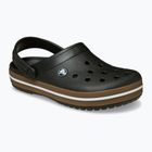 Șlapi pentru copii Crocs Crocband Gum black