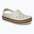 Șlapi pentru copii Crocs Crocband Gum summit white