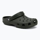 Șlapi Crocs Classic army green