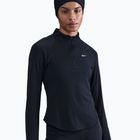 Bluză cu mânecă lungă de alergare pentru femei Nike Tempo Swoosh Run Dri-Fit 1/4-Zip black/white