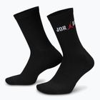 Șosete  Jordan Everyday Crew 1 pair black/white/university red