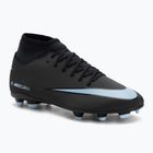 Încălțăminte de fotbal pentru bărbați Nike Mercurial Superfly 10 Club FG/MG black/ice blue