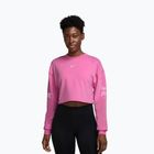 Bluză de antrenament pentru femei Nike Pro Dri-Fit Loose Crew-Neck playful pink/pink foam/white