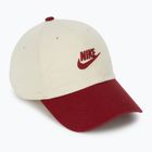 Șapcă Nike Club Unstructured Futura Wash light khaki/team crimson/team crimson