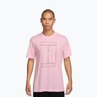 Tricou pentru bărbați Nike Court Heritage pink foam