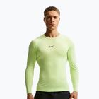 Bluză de antrenament cu mânecă lungă pentru bărbați Nike Pro Dri-Fit Tight Fitness light liquid lime/black