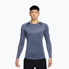 Longsleeve de antrenament pentru bărbați Nike Pro Dri-Fit Tight Fitness diffused blue/black