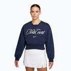 Bluză pentru femei Nike Court Collection French Terry Crew Neck midnight navy/sail