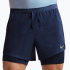 Pantaloni scurți de alergare pentru bărbați Nike Stride Dri-Fit Hybrid 5" midnight navy