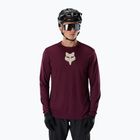 Longsleeve de ciclism pentru bărbați Fox Racing Ranger Fox Head LS dark maroon