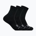 Șosete HOKA Quarter Run Sock 3-Pack black/black/black