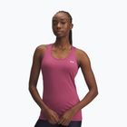 Tricou de antrenament pentru femei Under Armour HeatGear Armour Racer fuchsia dusk/white