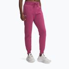 Pantaloni pentru femei Under Armour Rival Fleece dark maroon/white fuchsia dusk/white