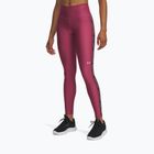 Legginsy pentru femei Under Armour Tech Wordmark Tape fuchsia dusk/black/white