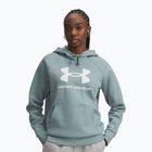 Hanorac pentru femei Under Armour Rival Fleece Big Logo Hoody serpentine/white