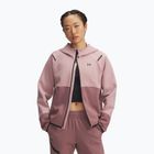 Bluză pentru femei Under Armour Unstoppable Fleece HZ tourmaline pink/maroon mist/black
