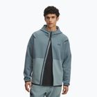 Bluză pentru bărbați Under Armour Unstoppable Fleece Full Zip HD jasper blue/serpentine/black