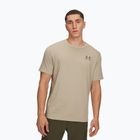 Tricou pentru bărbați Under Armour Sportstyle Left Chest city khaki/taupe dusk