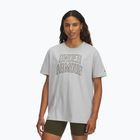 Tricou de antrenament pentru femei Under Armour Rival Campus mod gray light heather/expedition green