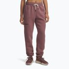 Pantaloni de antrenament pentru femei Under Armour Project Rock Icon maroon mist/black