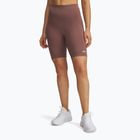 Pantaloni scurți de antrenament pentru femei Under Armour Motion Bike EMEA sierra taupe/white
