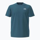 Tricou pentru bărbați Under Armour Logo Emb Heavyweight boundless blue/white