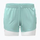 Pantaloni scurți de alergare pentru femei Under Armour Velociti Pro 4" 2N1 refresh mint/castlerock