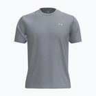 Tricou de antrenament pentru bărbați Under Armour Tech Taping mod gray/black/lumos lime