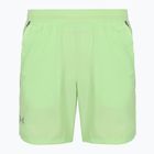 Pantaloni scurți de alergare pentru bărbați Under Armour Launch 7" lumos lime/white