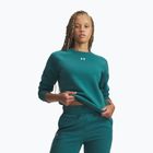 Bluză pentru femei Under Armour Rival Fleece Crew rack green/white