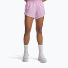 Pantaloni scurți de alergare pentru femei Under Armour Fly By 3" pink dawn/white
