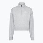 Bluză pentru femei Under Armour Rival Fleece Script HZ Mod Gray Light Heather/White