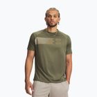 Tricou de antrenament bărbați Under Armour Tech Graphic Tee Marine Od Green/City Khaki