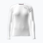 Longsleeve de antrenament pentru femei Under Armour HG Authentics Comp LS white/halo gray