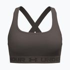 Sutien de antrenament Under Armour Crossback Mid peppercorn/kona brown