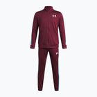 Trening pentru copii Under Armour Knit Track Suit vintage maroon/fresco blue/white