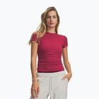 Tricou de antrenament pentru femei Under Armour Motion Fitted SS claret/ox blood