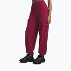 Pantaloni pentru femei Under Armour Icon Fleece Gym Pant claret/white