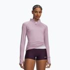Bluză pentru femei de alergare Under Armour Velociti Half Zip mauve pink/reflective